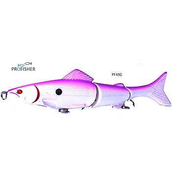 PROFISHER 3 Eklem 2 Kanca Sahte Balık Yem 19 gr 12,5 cm Wing G
