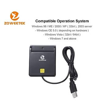 Zoweetek EMV USB Akıllı Kart Okuyucu