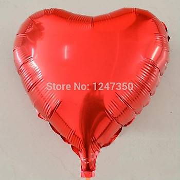 Folyo Balon Kırmızı Dev Kalp 75cm Parti Süsleme