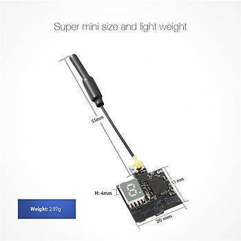 Süper Mini 5.8G 72CH FPV Verici 25mW-50mW-200mW Deðiþtirilebilir 