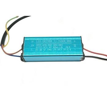 LED Sürücü Trafo Güç Kaynağı 30W AC85 265V DC 24-36V IP65