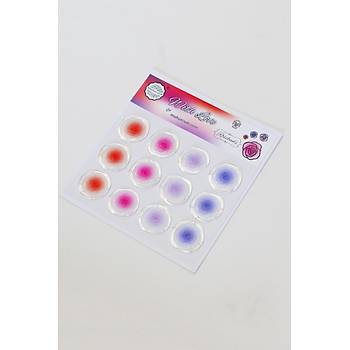 Mühürcüm 12 Adet Hazır Kendinden Yapışkanlı Gelin Damat Çift Davetiye Sticker Mühür KYSM117