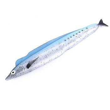 PROFISHER Tuna Av Mavi Silikon Sahte Balk Yem 32 cm 76 gr 