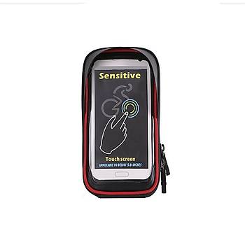 Bisiklet Gidon 6 inç Su Geçirmez Dokunmatik Ekran Cep Telefonu GPS Kýlýf Çanta