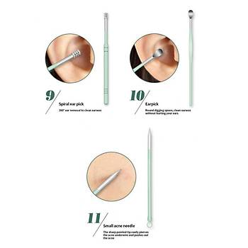 Tırnak Makası Manikür 16 lı Set Paslanmaz Çelik Bebek Yetişkin 