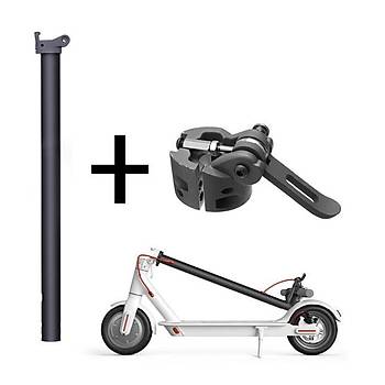 M365 Elektrikli Scooter İçin Katlanır dikey Çubuk Standpipe kutup