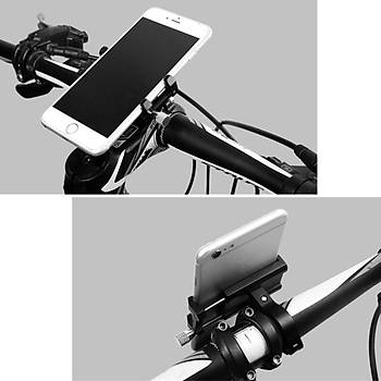 Bisiklet Motor Gidon Telefon Tutucu Alüminyum Klip 55mm - 100mm 