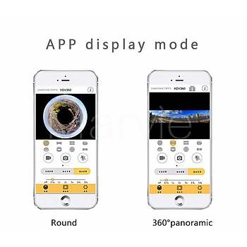 4K 360 ° 3D VR Wifi Ultra HD Panoramik Mini Kamera