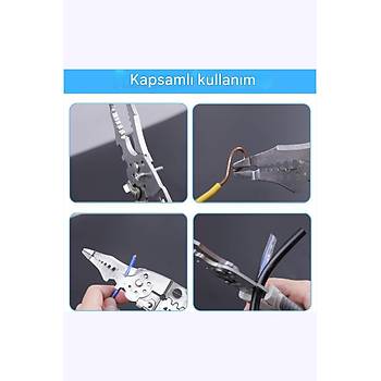 Elektrikçi Pense Çok Fonksiyonlu Paslanmaz Çelik 28 in 1 Otomotiv