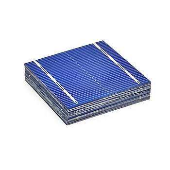 Güneþ Paneli Solars Hücre 0.5 V 0.46 W 52x52mm 50Adet DIY Set