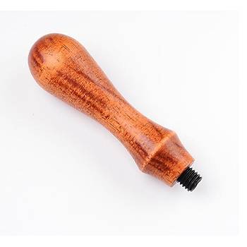 Ahşap Mum Mühürü Sapı Sarı Armut Ağacı M8 Metal Dişli 