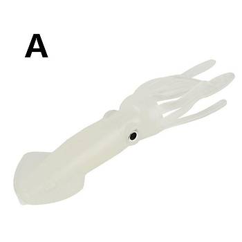 PROFISHER 3 Renk Set Silikon Sahte Kalamar Fosforlu Yem 10 cm 8 gr 