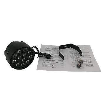 Ultraviyole LED 12x3 36 Watt DMX512 Kr Lambas KTV Projektr Spot
