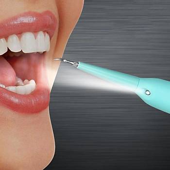Şarjlı Ultrasonik Diş Fırçası ve Tartar Leke Temizleme İki Yedek Uç