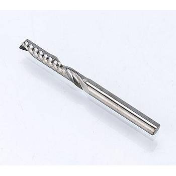 Grav�r Tek Kenarl� Freze B��a�� Spiral Akrilik Kesme 3.175x12mm 