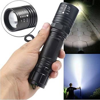 SKYWOLFEYE 3000 Lmen 4 Mod CREE T6 LED El Feneri