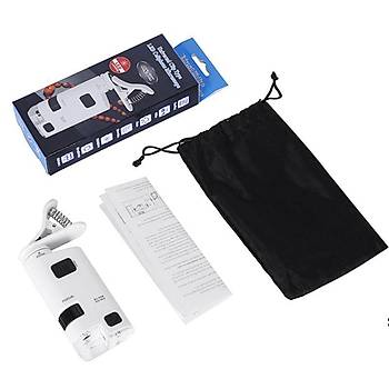 40-60X Byte Zoom Ayarl Led Ikl Evrensel Telefon Klipli 