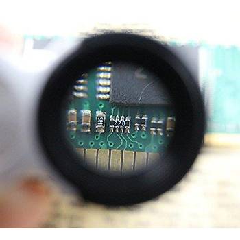 45x 22mm Katlan�r �l�ekli Optik Lens 2 Beyaz Led 1 UV Led I��kl� 