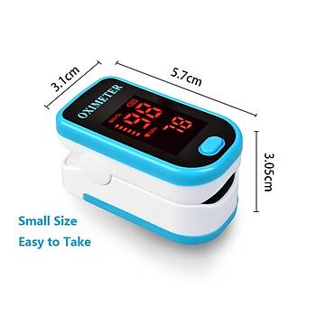 Oksimetre Parmak Pulse Orijinal Taşıma Çantalı Parmak LED Darbe 