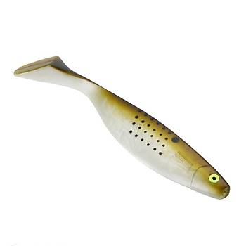 PROFISHER Silikon Yapay T Kuyruk 25cm Sar/Kahve Srt Yem 