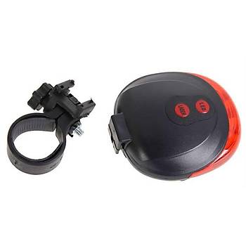 Bisiklet Lazer Gece Uyarı Arka Led lambası Red Lazer