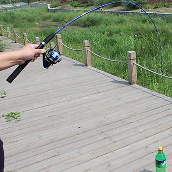 Taşınabilir Teleskopik Balıkçı Ultralight Kamış Olta 120 cm 103 gr 2 parça Makarasız