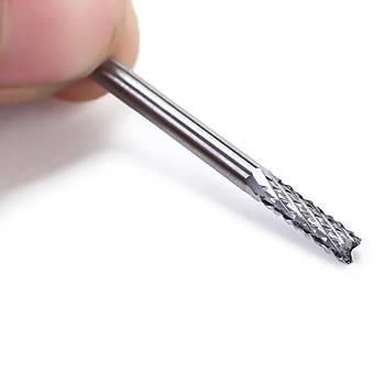 Tungsten Karbür PCB Kesme Oyma CNC Freze Uç 0.8-3.175mm 10lu Set