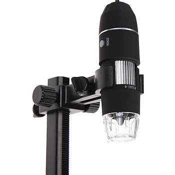 1000X 2MP USB Dijital Mikroskop  8 LED Asansör Standı