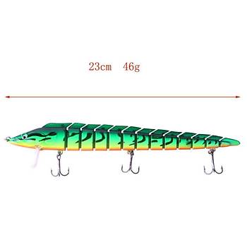 Profisher 13 Eklem Z4 Zargana Sert Sahte Lüfer Yemi 46 gr 23 cm