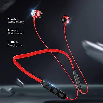 Stereo Bluetooth Manyetik Kulaklık HiFi 90 Ses Kalitesi HD Mikrofonlu