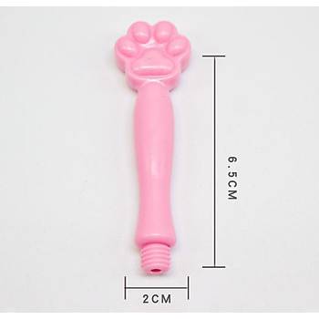 Mum M�h�r� Sap� Pembe Renkli Sentetik Re�ine M8 Di�li