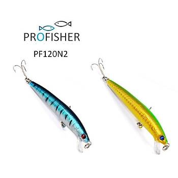 PROFISHER 2 Renk Set 2 Kanca Sahte Balık Yem 8,5 gr 9,5 cm Hook