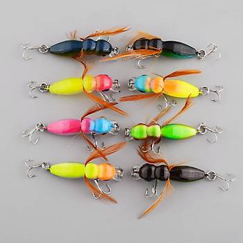 4 l Set Sert Yapay Eekars Yem Set A 5 cm 3,4 gr