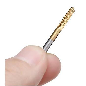 Tungsten Karbr PCB Kesme CNC Freze Kaplama U 1.0-3.0mm 10lu Set 