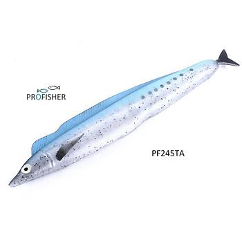 PROFISHER Tuna Av Mavi Silikon Sahte Balk Yem 32 cm 76 gr 
