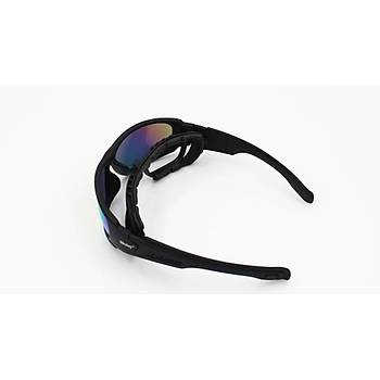 Daisy C6 Polarize De�i�ebilir 4 Lensli Military Tactical G�zl�k Seti 