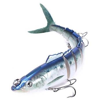 Profisher 8 Eklem 2 Kanca P1 Tuna Sert Sahte Yem 38 gr 18 cm