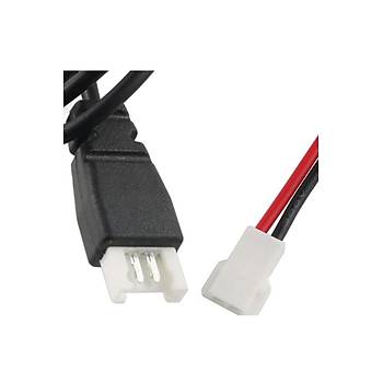 Lipo Pil 3.7V 400mAh 25C Dron ve RC Model Bataryas HX2.54 Soket