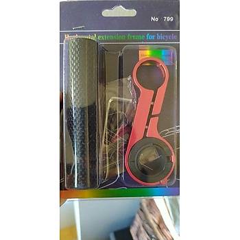 M365 Elektrikli Scooter İçin Gidon Montaj Ek Bar 10cm Karbon Boru
