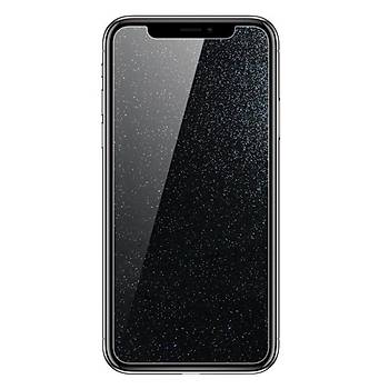 iPhone 6 6S Ýçin Diamond Simli Ekran Koruyucu Tamperli Cam Seffaf Renk Pullu