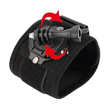 Gopro 360 Derece D�nen Bilek Kay��� Tripod Tutucu