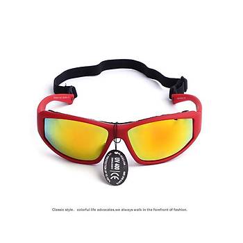 Motosiklet UV400 Gne Gzl Balklk Spor Sr Bisiklet Sar Mercury Lens/Krmz ereve