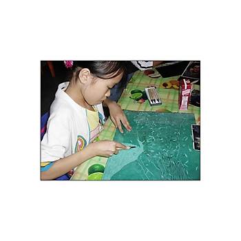 M�h�rc�m Grav�r Oyma Sanat� ��in Kau�uk Yumu�ak Ye�il Levha Bask� Ofset 