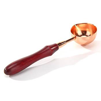 Ah�ap Sapl� Retro Mum M�h�r� Eritme Ka���� Rose Gold
