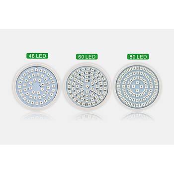 Tam Spektrum 80 Led Bitki �i�ek B�y�tme Hidroponik Ayd�nlatma