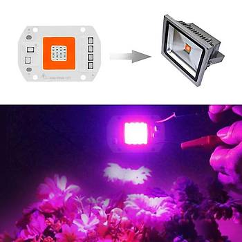 Tam Spektrum 50W 220V Yeni Nesil Bitki B�y�tme Led Cob �ip