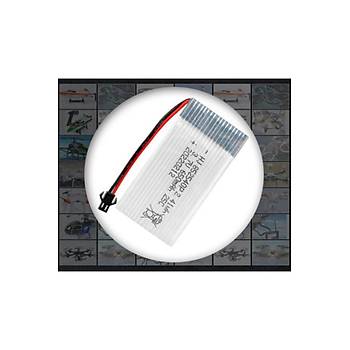 Lipo Pil 3.7V 650mAh 25C Dron ve RC Model Bataryası HX2.54 Soket