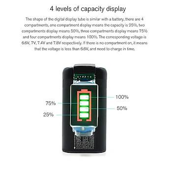 DJI Mavic Mini Pil Kapasite Göstergesi CihazıLed Güç Ekranı