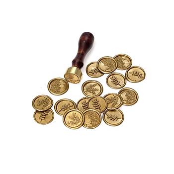Mühürcüm Kişiye Özel Ahşap Mum Mühür Damgası 2.5 cm MHK100