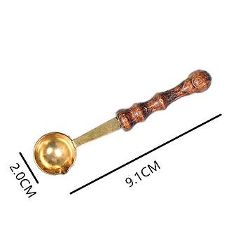 Retro Mektup M�h�r� Damga K Harfi + 30 Adet M�h�r Mumu + Eritme Ka����